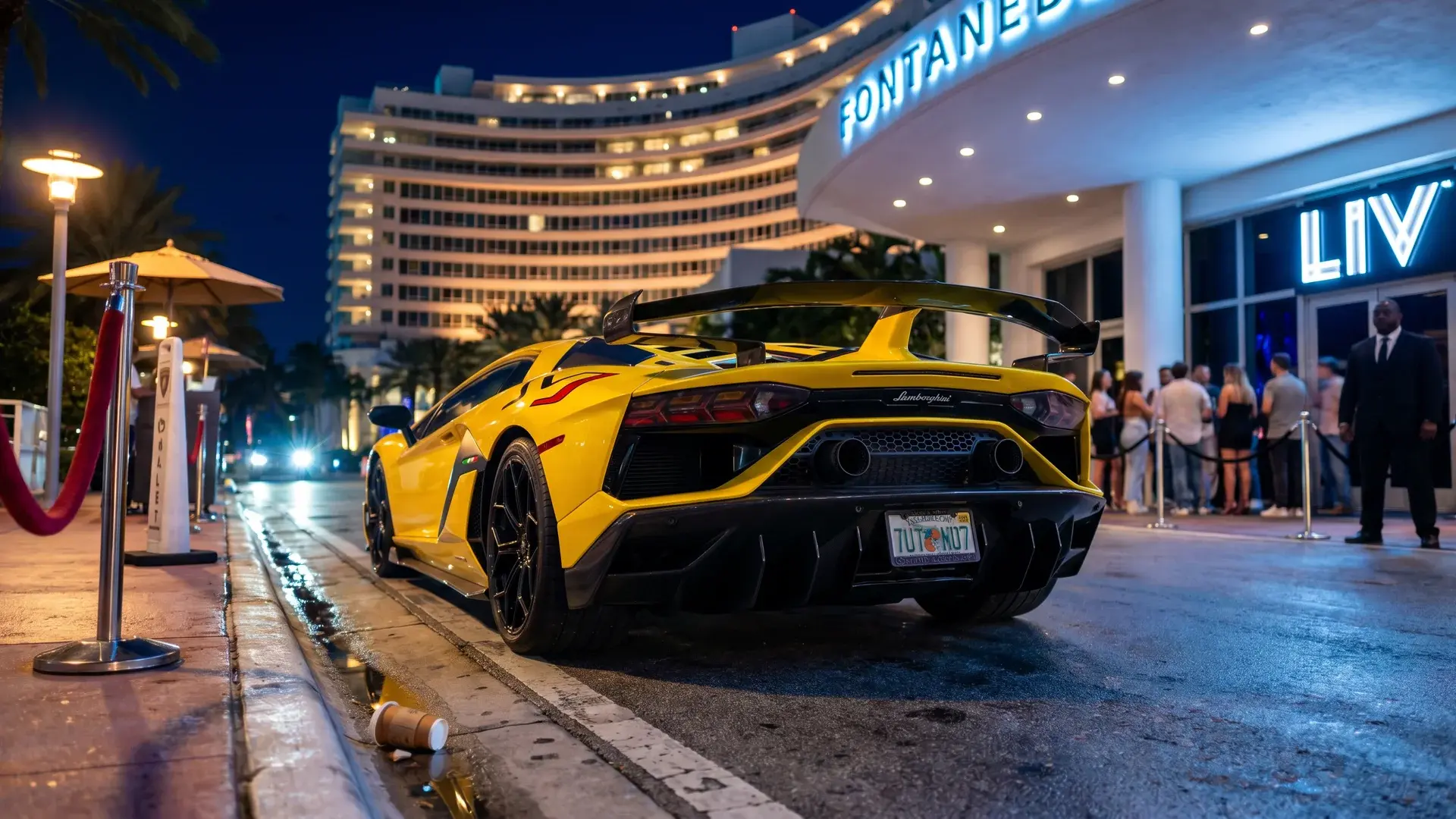 Exotic car rental for Bachelor Party in Miami