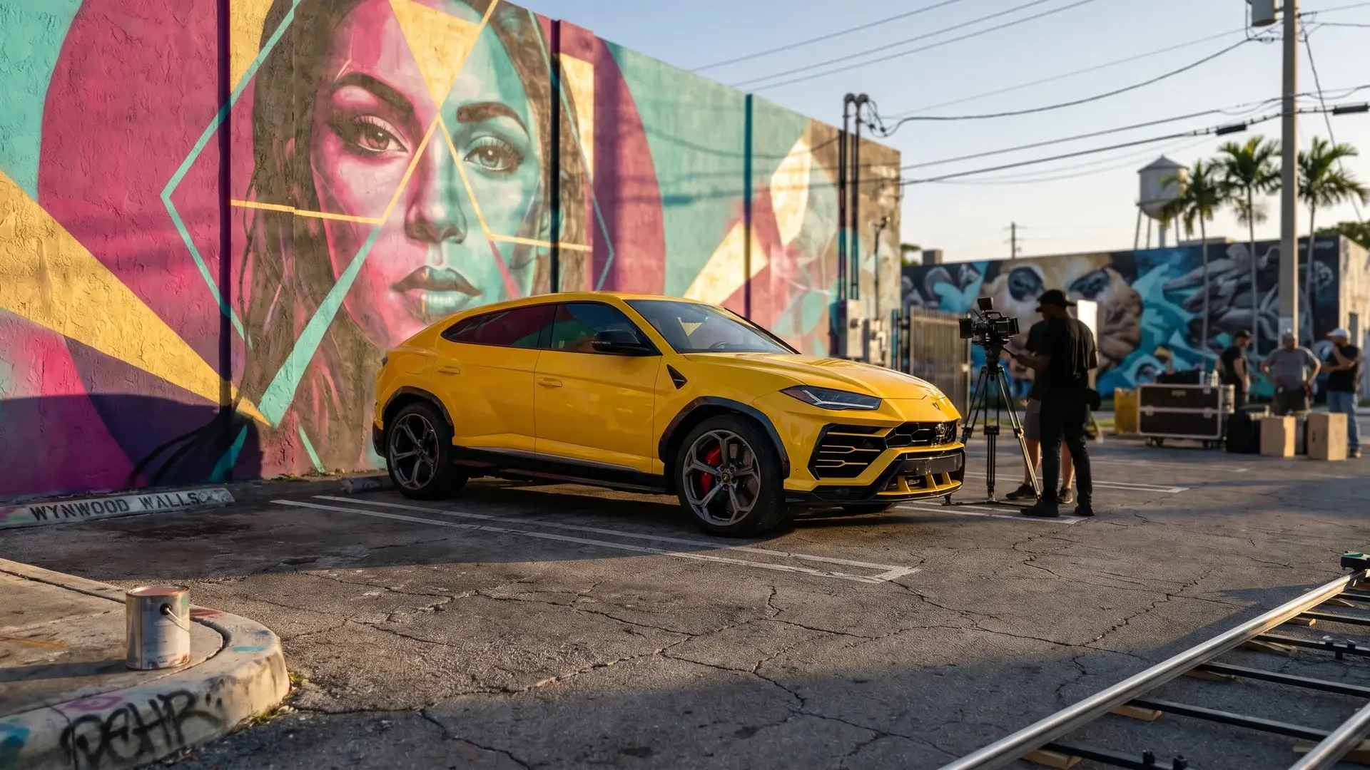 Exotic car rental for Music Video Production in Miami
